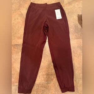 Athleta lined Maroon Jogger Pants